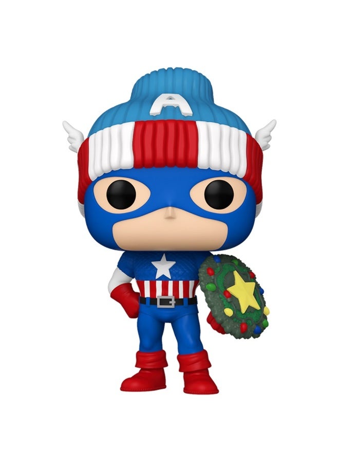 Funko Pop! Marvel: Holiday S4 - Captain America