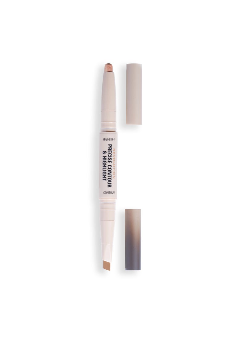 REVOLUTION Makeup Revolution Precise Contour & Highlight Cream Stick – Medium - Image 4