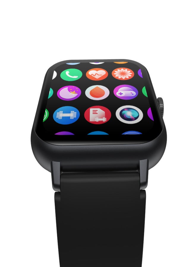 Zeblaze Btalk Lite Bluetooth Calling Custom multi-dial 24-hour health monitoring smartwatch Black - Image 4
