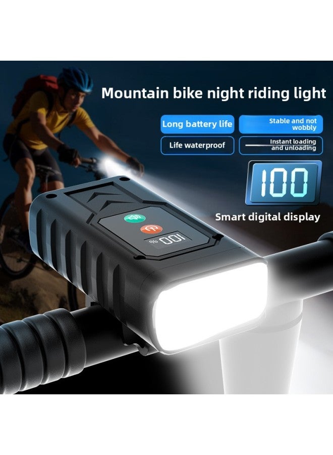 Loquat Led Bicycle Light Anti-glare Night Riding Strong Light Long-range Headlight Mountain Road Car Equipment Accessories Riding Light-Color:Ln---258 Bicycle Light - Image 2