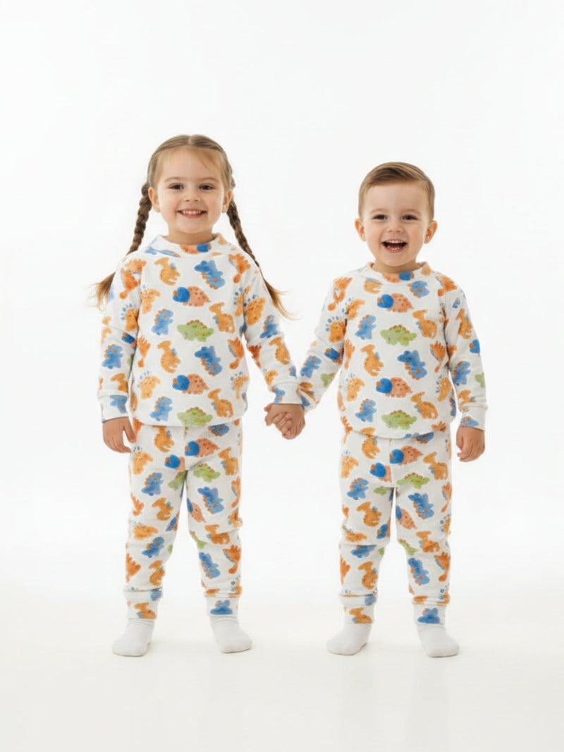 Cloud Fashion Printed Warmy Set - Image 1