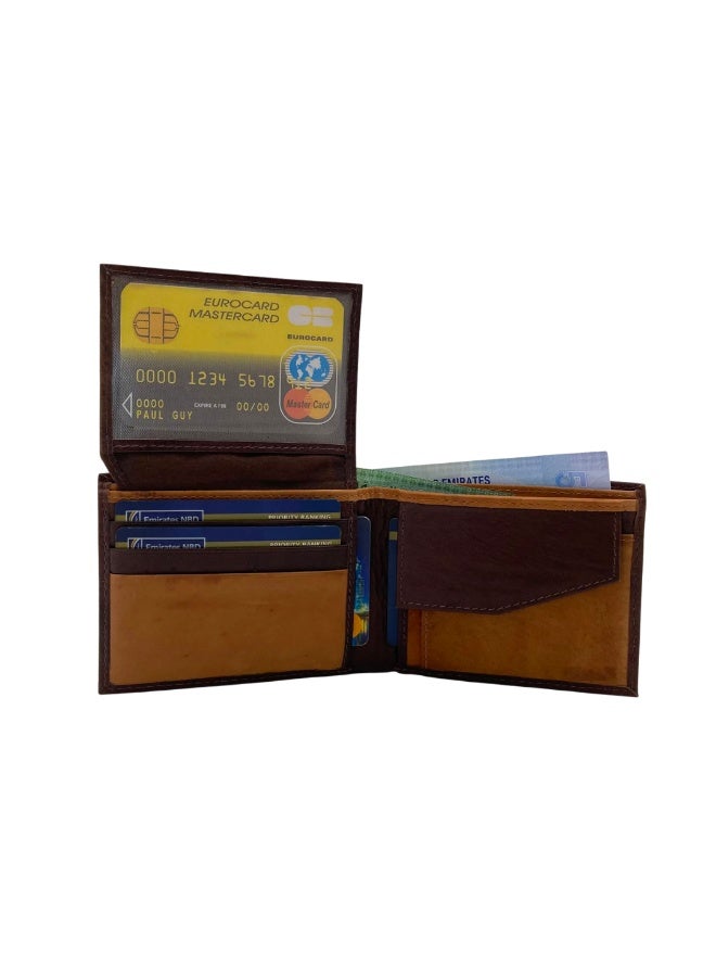 LAVERI LEATHER Antq Smooth Leather Wallet With Inside Leather Lining - Image 4