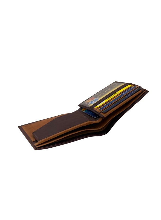 LAVERI LEATHER Antq Smooth Leather Wallet With Inside Leather Lining - Image 5