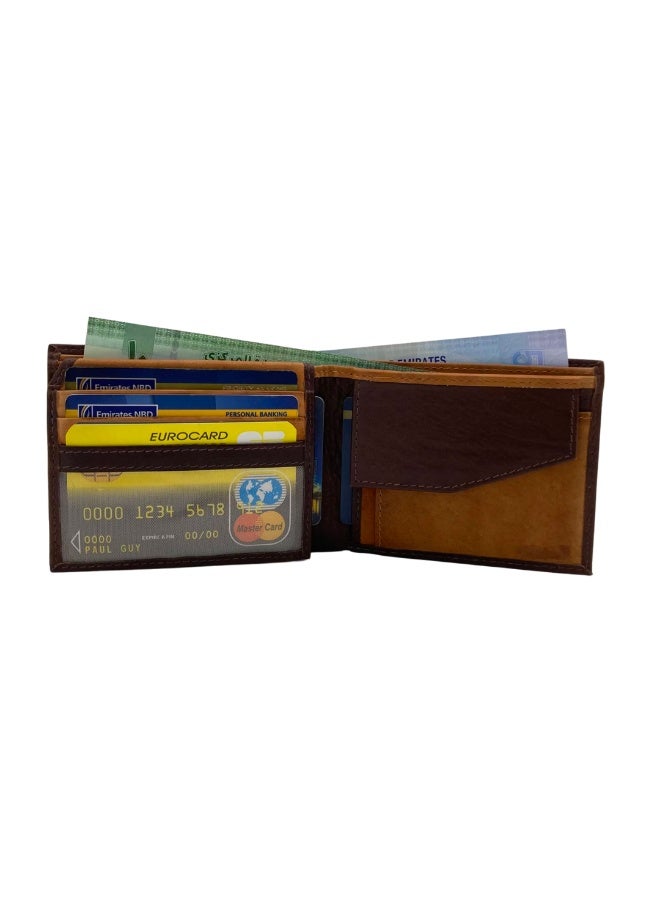 LAVERI LEATHER Antq Smooth Leather Wallet With Inside Leather Lining - Image 2