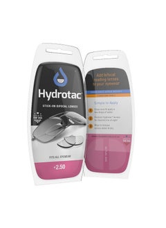 Hydrotac Stickon Bifocal Reading Lens +250