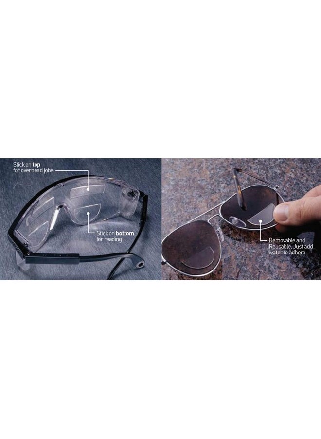 OPTX 20/20 - Hydrotac Stickon Bifocal Reading Lens +250 - Image 1