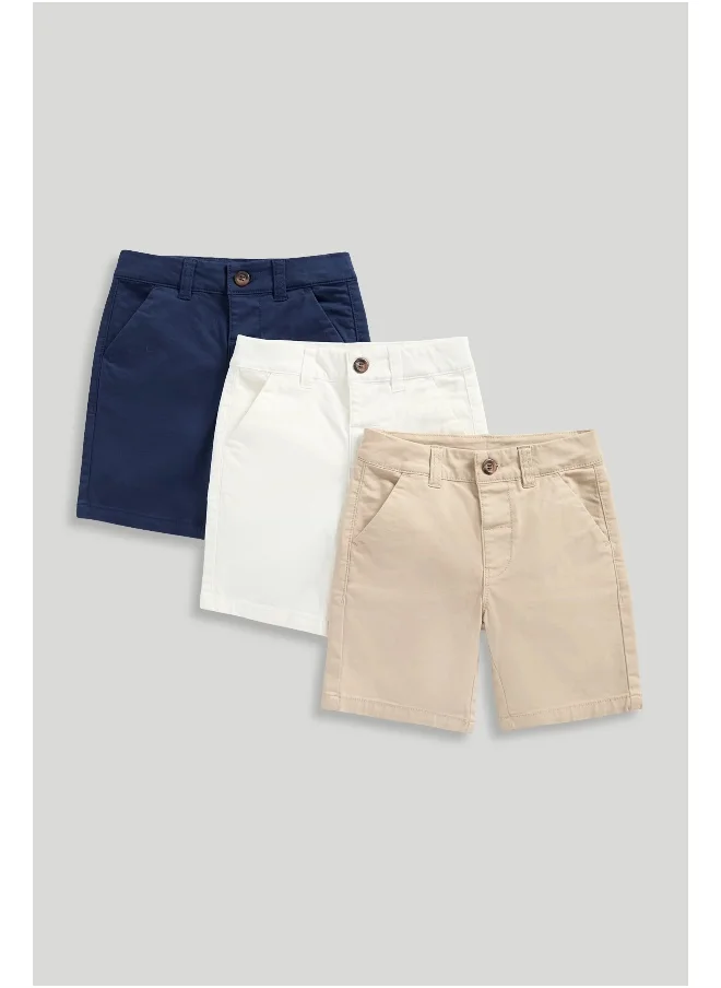 mothercare Chino Shorts - 3 Pack