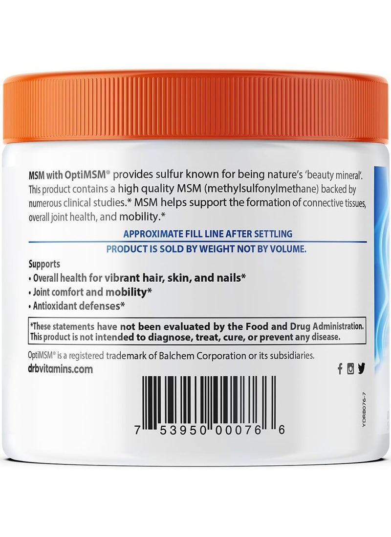 Doctor's BEST Msm Powder With Optimsm 250 G  - Image 3