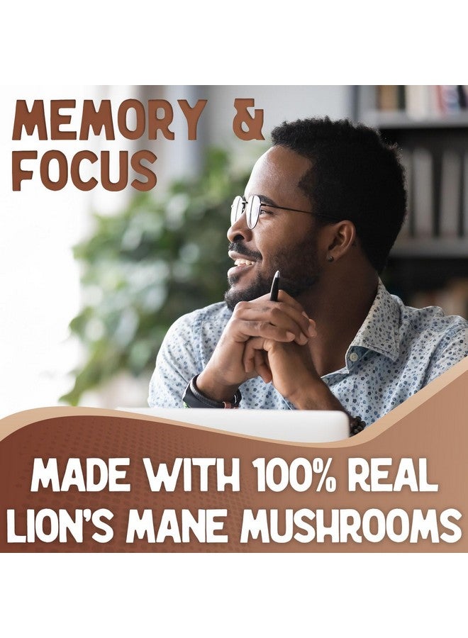 XPRS Nutra Organic Lions Mane Supplement Capsules - 180 Count (90 Day Supply) of Premium Lion's Mane Mushroom Capsules for Mental Clarity, Cognition and Immunity Lions Mane Powder Capsules - Image 4
