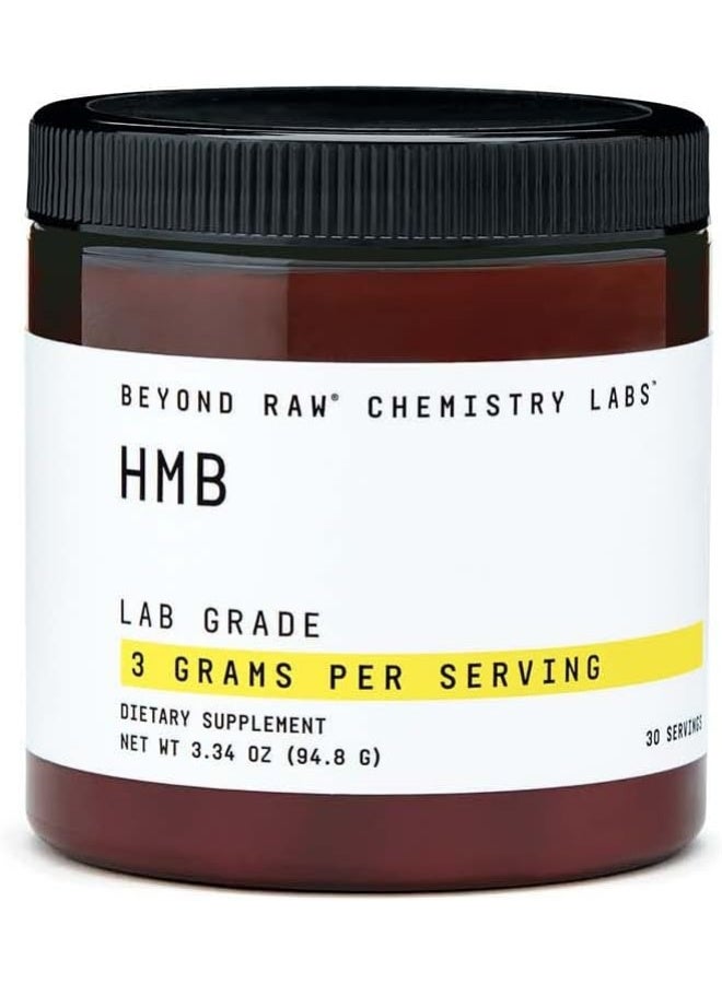 BEYOND RAW Chemistry Labs HMB Powder | Increase Performance | 30 Servings - Image 1