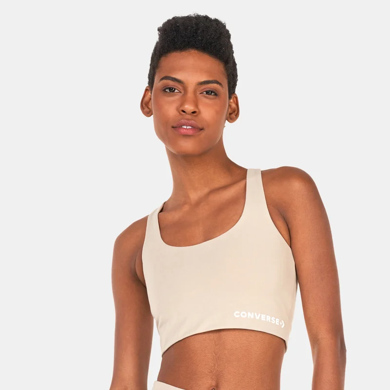 CONVERSE Women's Wordmark Sports Bra Top