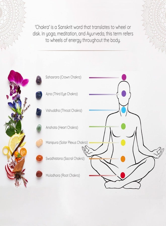 Aromafume Chakra Essential Oil Diffuser Blend Gift Set by Aromafume | 7x 10ml/0.33 fl oz |Aromatherapy Oils for Meditation, Chakra Balance| Yoga & Reiki Gifts| Essential Oil Set for Plexus, Root Chakra & more - Image 4