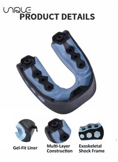 Unique 3 Pack EVA Mouthguards with Case, Sport Mouth Guards Mouthguard Gum Guard, Mouthguard Slim Fit for Boxing, Basketball, Hockey, Soccer  - Image 3