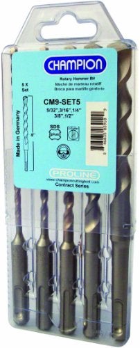 Proline Champion  CM9-SET5 SDS Plus Rotary Hammer Bits, 5-Piece - Image 2