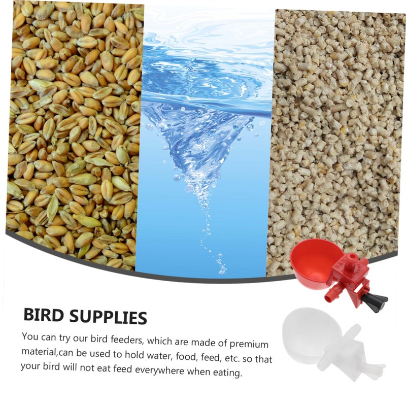Automatic Poultry Waterer 10Pcs Durable Drinking Bowls Easy to Clean for Chickens Ducks Quails - Image 5