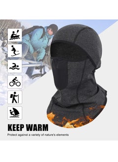 SYOSI Balaclava Winter Ski Mask, Windproof Warm Face Mask for Men, Women, Cold Weather Thermal Fleece Outdoor Sports Protective Equipment for Cycling, Skiing, Snowboarding and Motorcycling  - Image 2