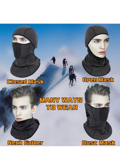 SYOSI Balaclava Winter Ski Mask, Windproof Warm Face Mask for Men, Women, Cold Weather Thermal Fleece Outdoor Sports Protective Equipment for Cycling, Skiing, Snowboarding and Motorcycling  - Image 3
