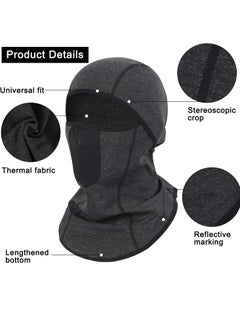 SYOSI Balaclava Winter Ski Mask, Windproof Warm Face Mask for Men, Women, Cold Weather Thermal Fleece Outdoor Sports Protective Equipment for Cycling, Skiing, Snowboarding and Motorcycling  - Image 4