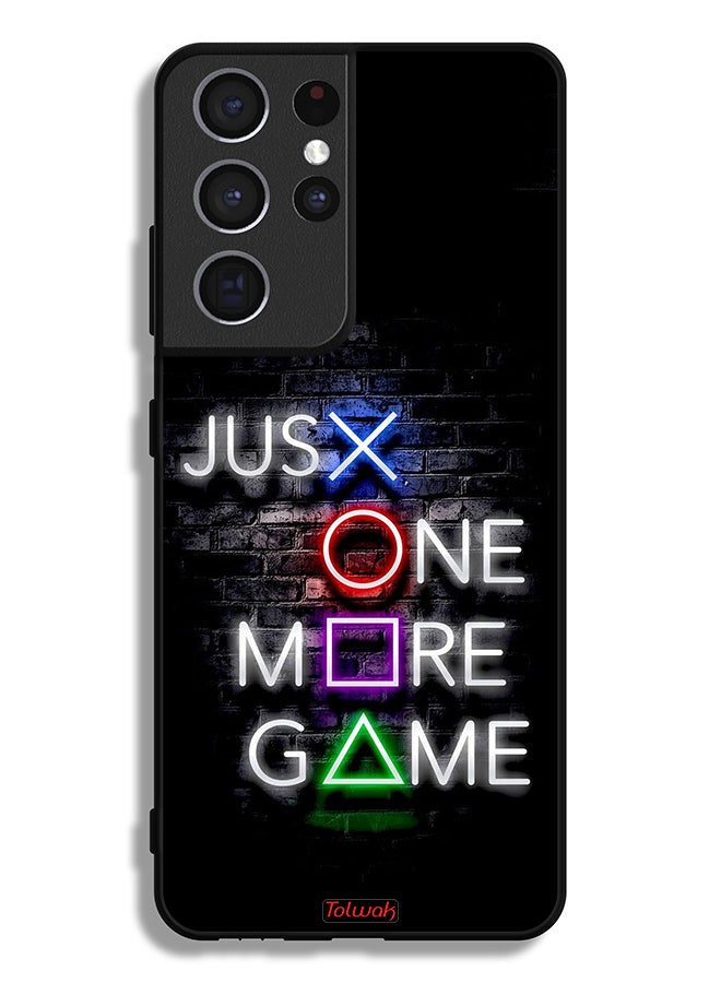Tolwak Samsung Galaxy S21 Ultra 5G Protective Case Cover Just One More Game - Image 3