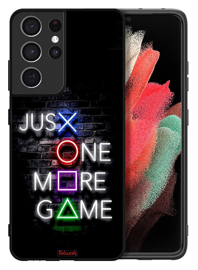 Tolwak Samsung Galaxy S21 Ultra 5G Protective Case Cover Just One More Game - Image 2