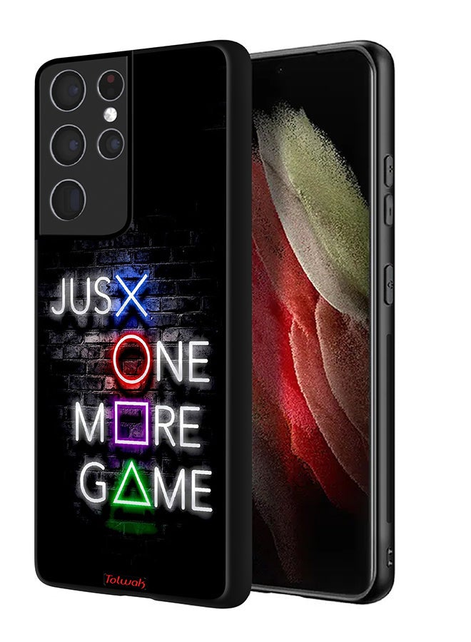 Tolwak Samsung Galaxy S21 Ultra 5G Protective Case Cover Just One More Game - Image 1
