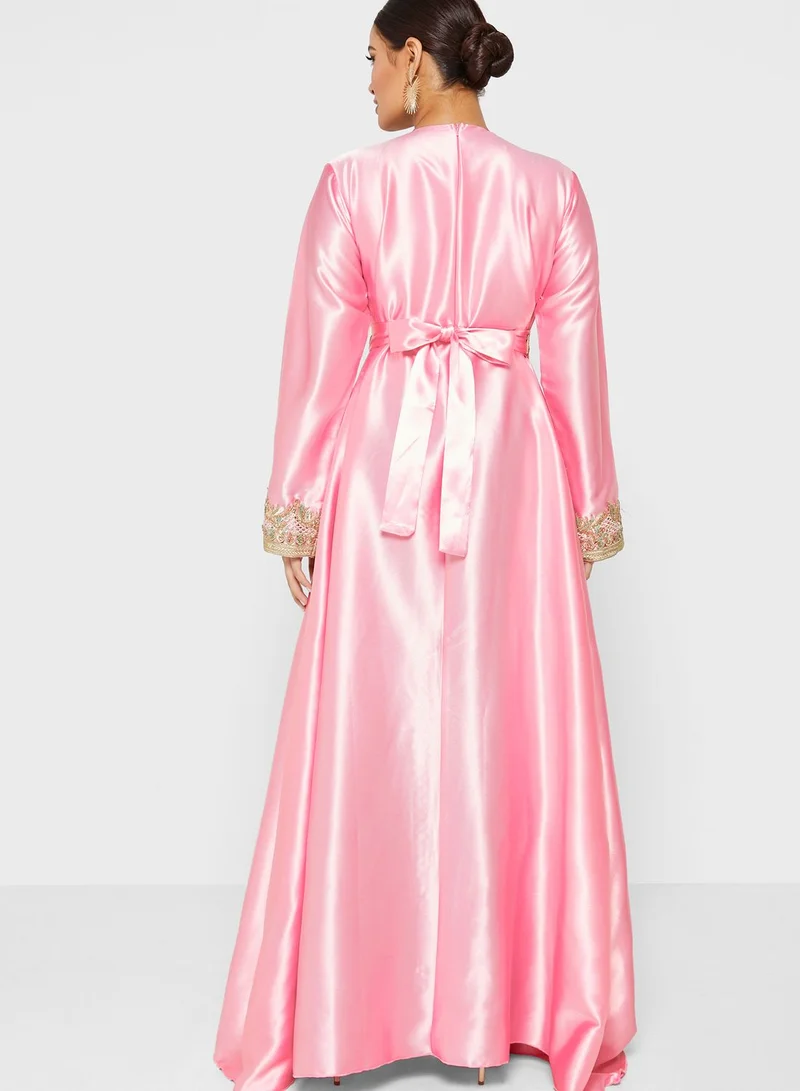 hayas closet Embellished Moroccan Dress