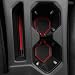 KENTUTO for Jetta Accessories 2026 2025 20242019 Cup Holder Protector Inserts Liners Mat Pad Anti Dust Coasters NonSlip Mat Car Interior Decoration Red Trim4pcsSet - Image 2