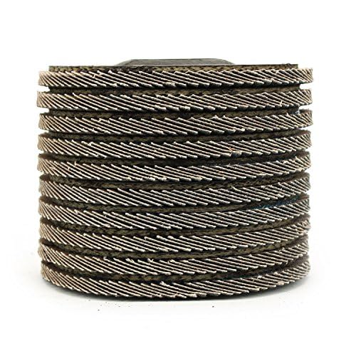 BHA Grinding and Sanding Flap Discs T27, 4-1/2" x 7/8", 80 Grit - 10 Pack - Image 4