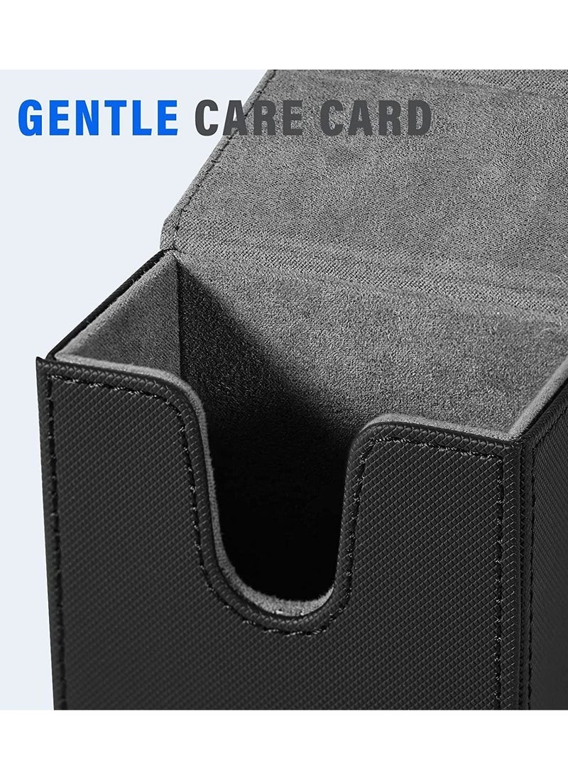 SYOSI Tarot Card Case Souvenir Card Storage Box Large Capacity Holds About 95 Pages for Most Standard Size Tarot Fold Top Design Not Included for Tarot Cards - Image 3