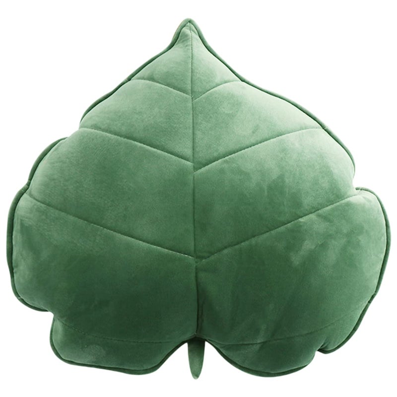 Keyohome 3D Leaf Throw Pillow 50  50cm197x197in Decorative Plant Sofa Pillows Plush Leaf Shaped Cushions Comfortable Sleeping Cushion for Bedroom Sofa Couch Living Room Green
