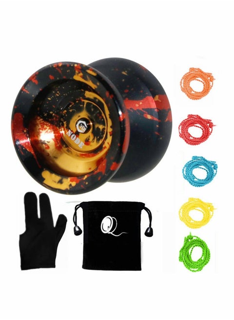 Professional Responsive and Unresponsive Yoyo Set with Yoyo Bag and 5 Extra Strings for Advanced Players
