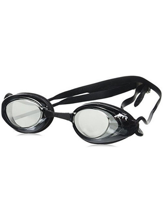 TYR Black Hawk Racing Mirrored Goggles, Gold Metal Rainbow Black, One Size - Image 5
