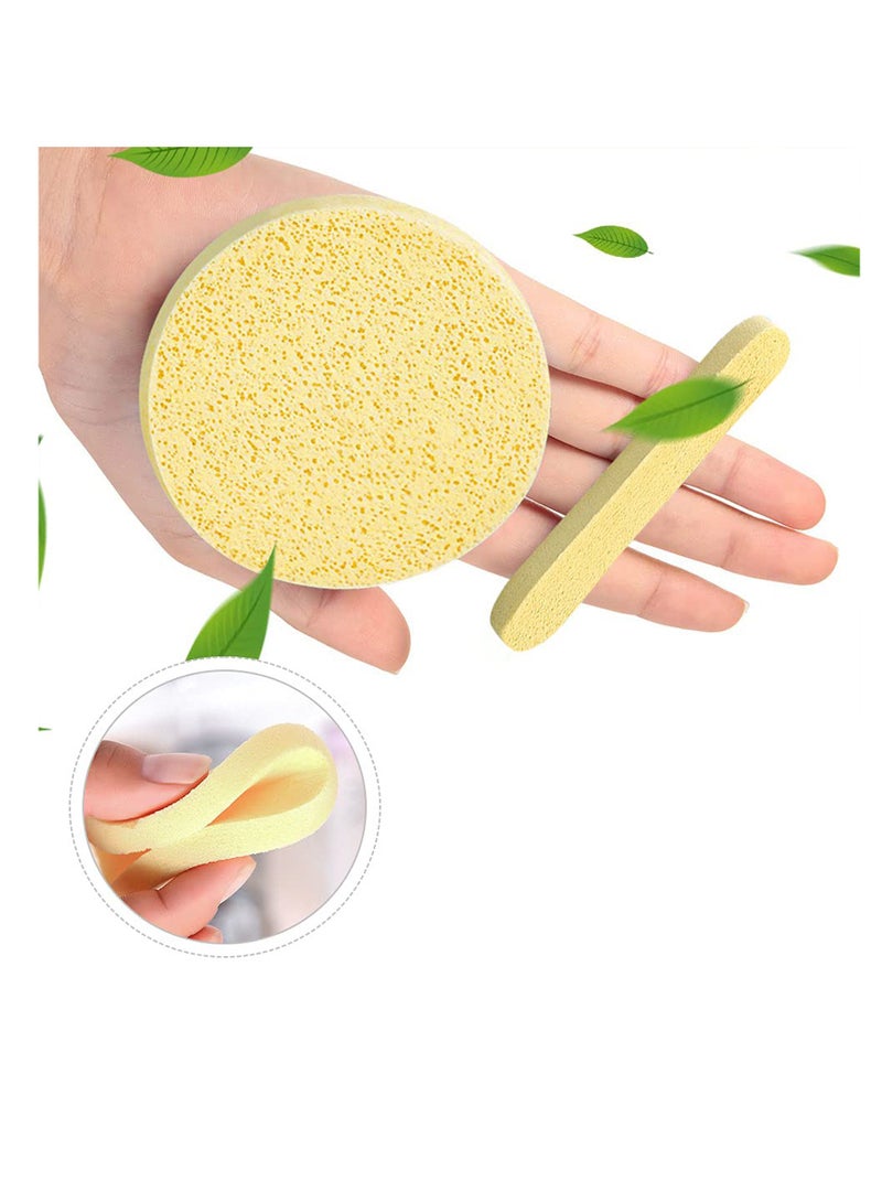 Gentle Exfoliating Makeup Sponges - Hypoallergenic Plant Cellulose - 24-Pack Multi-Color Set for Daily Skincare & Sensitive Skin - Image 4