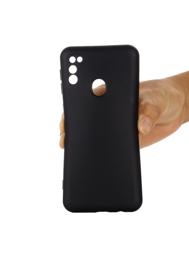 S-TOP Case For Samsung Galaxy M21 2021 Solid Color Liquid Silicone Dropproof Full Coverage Protective Case - Image 5