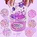 Okaybee Purple Slime Kit Clear Slime Bucket Slimes Party Favors for Kids Crunchy Slimes Includes 10 Packs of Addins Sensory Toys Birthday Easter Hallowmas for Girls Boys Gift - Image 4