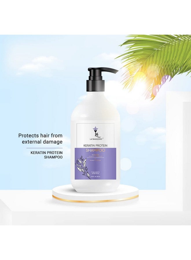 LA'BANGERRY Keratin Smooth Shampoo & Keratin Smooth Conditioner | Strong, Smooth & Shine For Man & Woman, Pack Of 2(250ml) - Image 2
