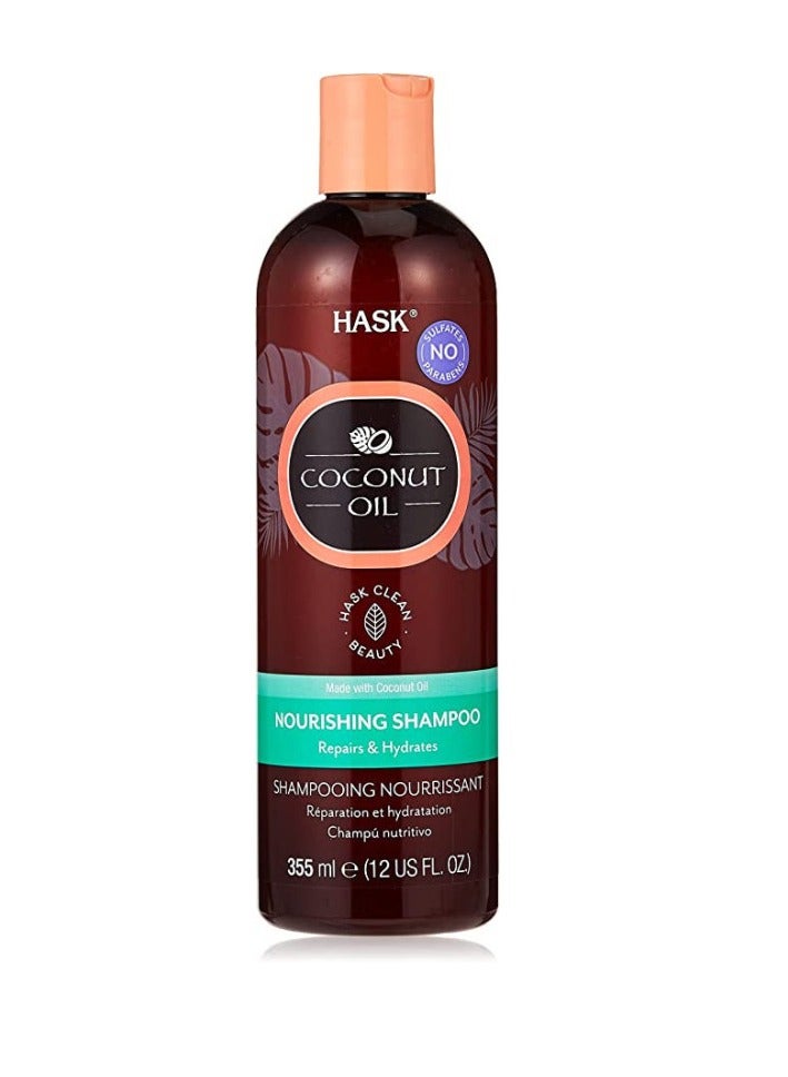 HASK Coconut Oil Repair and Hydrates Nourishing Hair Shampoo 355ml
