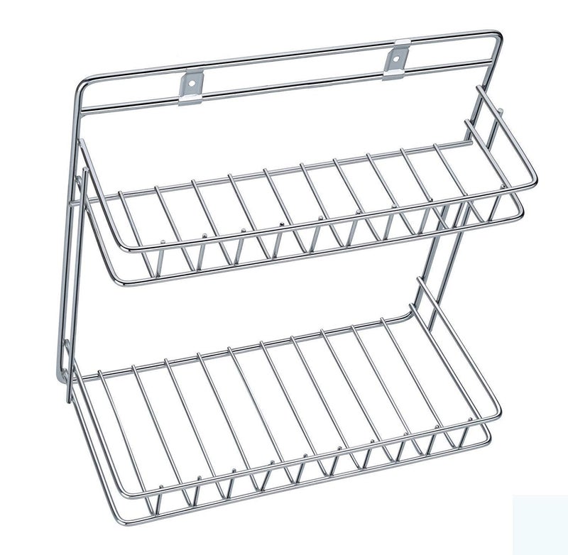 PRAHAJ Stainless Steel Kitchen and Bathroom Detergent Rack Holder Organizer Shelf Bathroom Accessories - Image 2