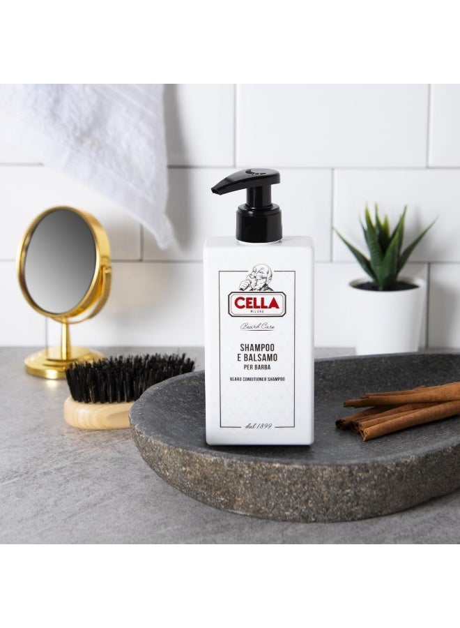 Cella Milano, 2‑in‑1 Beard Shampoo & Conditioner, 200 ml – Sulfate‑Free Beard Cleanser – Gentle, Hydrating Formula from Italy - Image 3