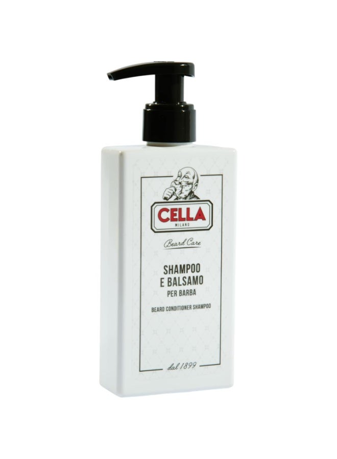 Cella Milano, 2‑in‑1 Beard Shampoo & Conditioner, 200 ml – Sulfate‑Free Beard Cleanser – Gentle, Hydrating Formula from Italy - Image 2