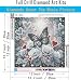 DYAIANGMU Flower Diamond Art Kits for AdultsButterfly Diamond Art Diamond Painting Kit5D Diamond Painting DIY Full Drill Diamond Dots Diamond Painting with ToolsGem Craft for Home Wall Decor 137x137in - Image 2