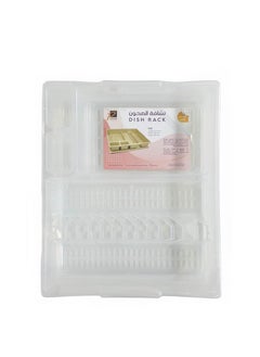 Plasticna Dish rack with tray white  - Image 3