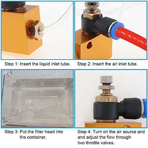 OriGlam Mist Coolant Mist Lubrication, Spray System Unit Used for CNC Lathe Milling Drill Machine - Image 5