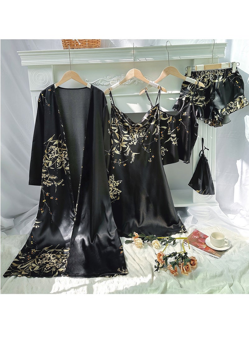 Thin Nightgown Suspender Shorts Suspender Skirt Suit 