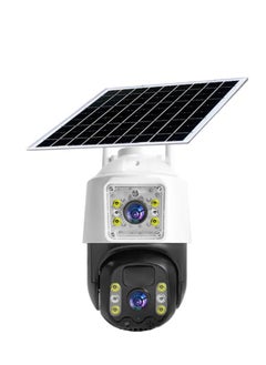 Ome Outdoor 8MP 4g Solar Powered Camera Dual lens Battery WIFI /4G IP Wifi Wireless PTZ Solar Cctv Camera 4g Sim Crad  - Image 1