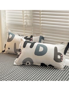 Sharpdo 4 Piece Set Bedding Modal Quilt Cover Set With 1 Quilt Cover 1 Sheet And 2 Pillowcases 1.5m Bed 160x210cm  - Image 3