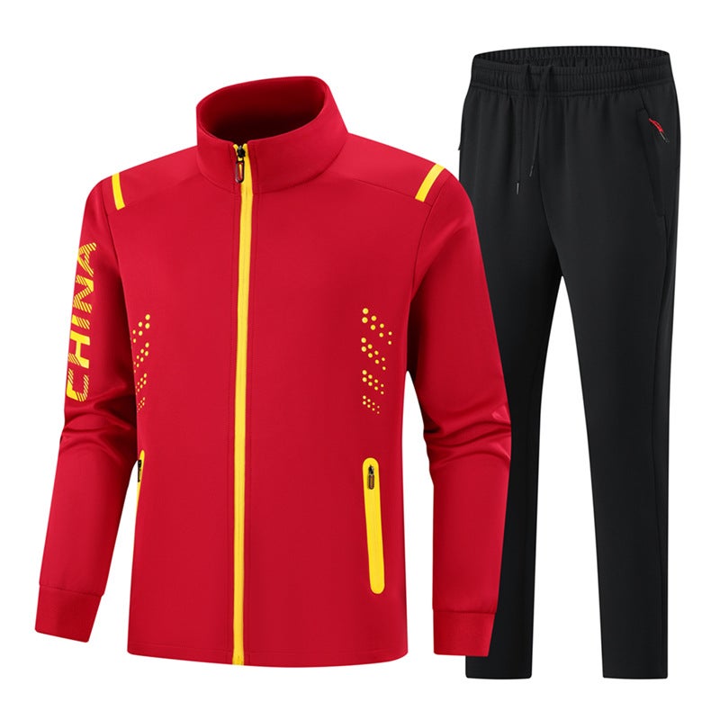 بدلات الملابس الرياضية الصينية، زي الوطني للرياضيين، زي التدريب الرياضي، زي الأداء الجماعي، ملابس الاجتماعات الرياضية - Image 5