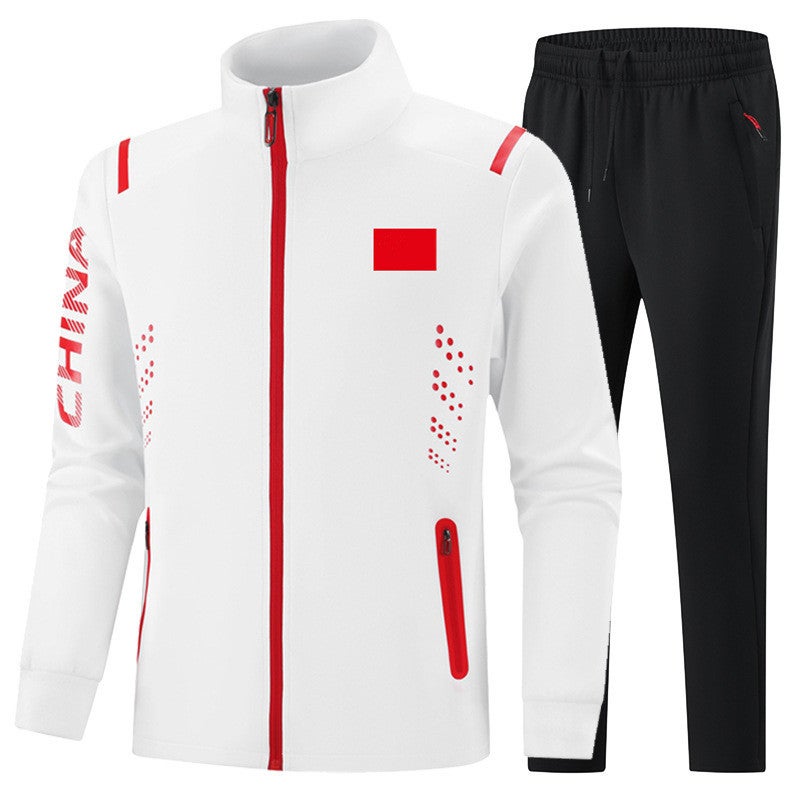 بدلات الملابس الرياضية الصينية، زي الوطني للرياضيين، زي التدريب الرياضي، زي الأداء الجماعي، ملابس الاجتماعات الرياضية - Image 4