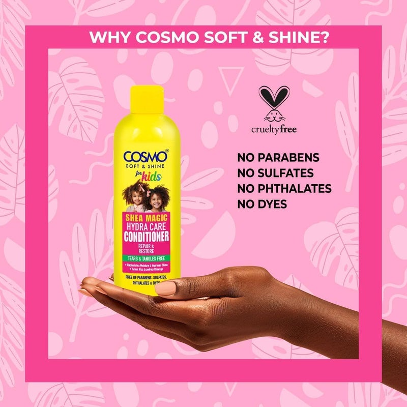 Cosmo Soft & Shine Kids Shea Magic Hydra Care Conditioner 480ml - Image 5