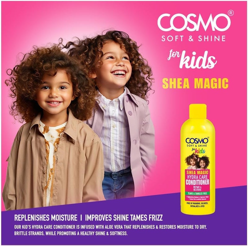 Cosmo Soft & Shine Kids Shea Magic Hydra Care Conditioner 480ml - Image 2